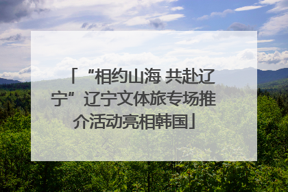 “相约山海 共赴辽宁”辽宁文体旅专场推介活动亮相韩国