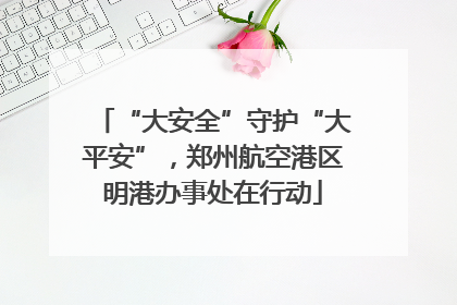 “大安全”守护“大平安”，郑州航空港区明港办事处在行动