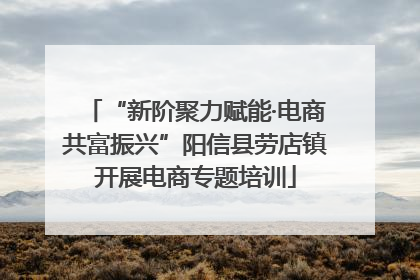 “新阶聚力赋能·电商共富振兴”阳信县劳店镇开展电商专题培训