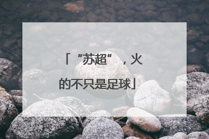 “苏超”，火的不只是足球