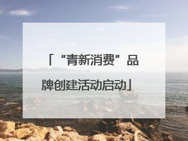 “青新消费”品牌创建活动启动