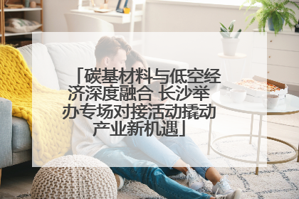 碳基材料与低空经济深度融合 长沙举办专场对接活动撬动产业新机遇
