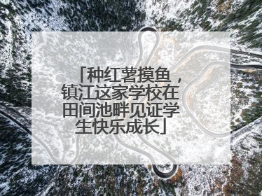 种红薯摸鱼，镇江这家学校在田间池畔见证学生快乐成长