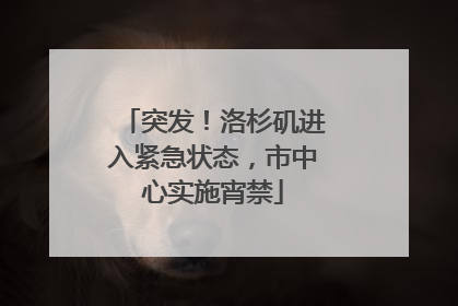 突发！洛杉矶进入紧急状态，市中心实施宵禁