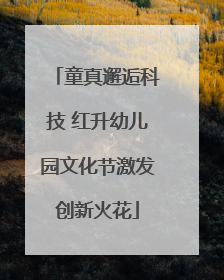 童真邂逅科技 红升幼儿园文化节激发创新火花