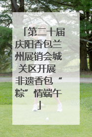 第二十届庆阳香包兰州展销会城关区开展 非遗香包“粽”情端午