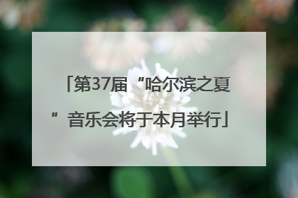 第37届“哈尔滨之夏”音乐会将于本月举行