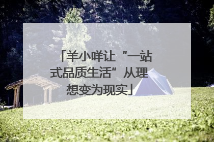 羊小咩让“一站式品质生活”从理想变为现实