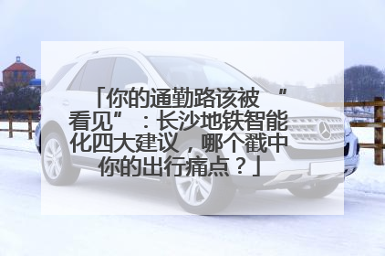 你的通勤路该被 “看见”：长沙地铁智能化四大建议，哪个戳中你的出行痛点？