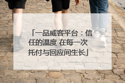 一品威客平台：信任的温度 在每一次托付与回应间生长