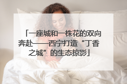 一座城和一株花的双向奔赴——西宁打造“丁香之城”的生态掠影