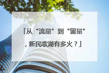 从“流量”到“留量”，新民歌湖有多火？