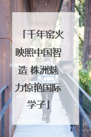 千年窑火映照中国智造 株洲魅力惊艳国际学子