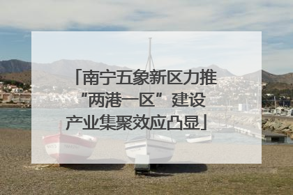 南宁五象新区力推“两港一区”建设 产业集聚效应凸显