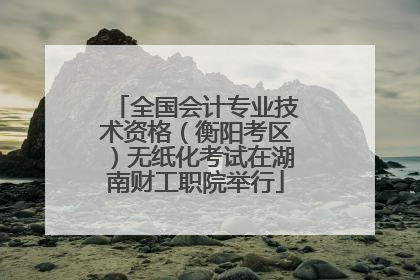 全国会计专业技术资格（衡阳考区）无纸化考试在湖南财工职院举行