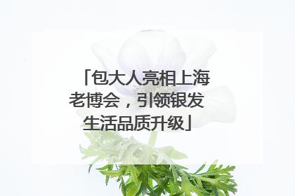 包大人亮相上海老博会，引领银发生活品质升级