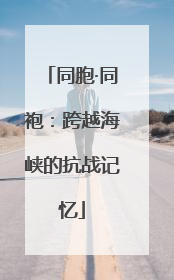 同胞·同袍：跨越海峡的抗战记忆
