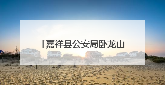 嘉祥县公安局卧龙山派出所开展打击整治枪爆违法犯罪宣传活动