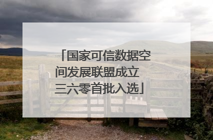 国家可信数据空间发展联盟成立 三六零首批入选
