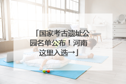 国家考古遗址公园名单公布！河南这里入选→