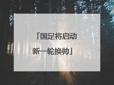 国足将启动新一轮换帅