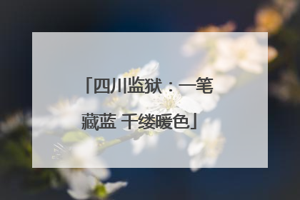 四川监狱：一笔藏蓝 千缕暖色