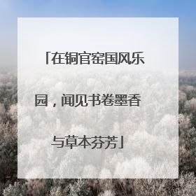 在铜官窑国风乐园，闻见书卷墨香与草本芬芳