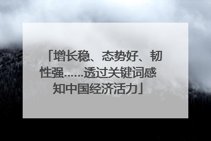 增长稳、态势好、韧性强……透过关键词感知中国经济活力