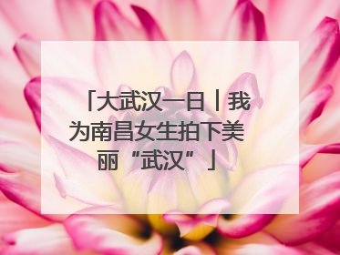 大武汉一日︱我为南昌女生拍下美丽“武汉”