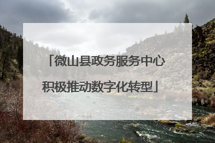 微山县政务服务中心积极推动数字化转型