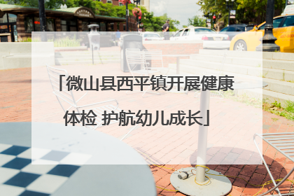 微山县西平镇开展健康体检 护航幼儿成长