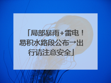 局部暴雨+雷电！易积水路段公布→出行请注意安全
