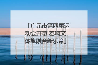广元市第四届运动会开幕 奏响文体旅融合新乐章