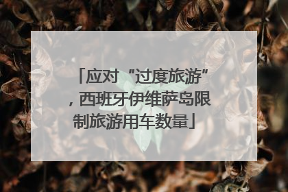 应对“过度旅游”，西班牙伊维萨岛限制旅游用车数量