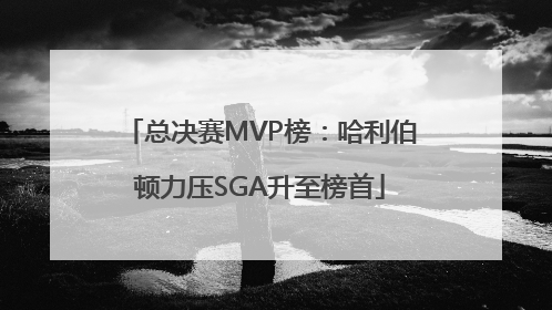 总决赛MVP榜：哈利伯顿力压SGA升至榜首