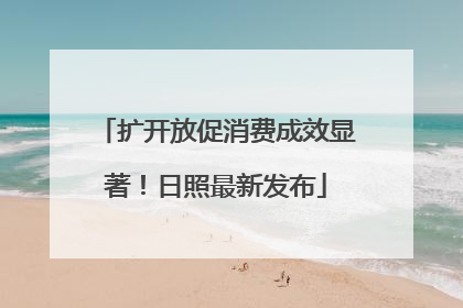 扩开放促消费成效显著！日照最新发布