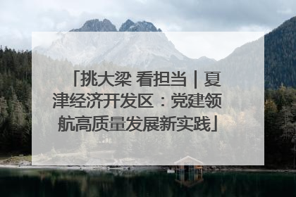 挑大梁 看担当｜夏津经济开发区：党建领航高质量发展新实践