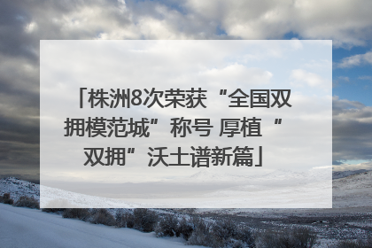 株洲8次荣获“全国双拥模范城”称号 厚植“双拥”沃土谱新篇
