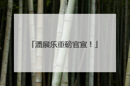 潘展乐重磅官宣！