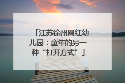 江苏徐州网红幼儿园：童年的另一种“打开方式”