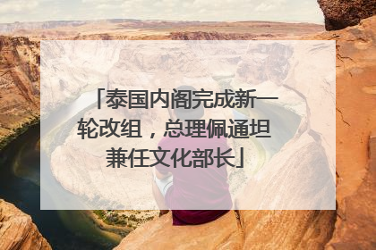 泰国内阁完成新一轮改组，总理佩通坦兼任文化部长