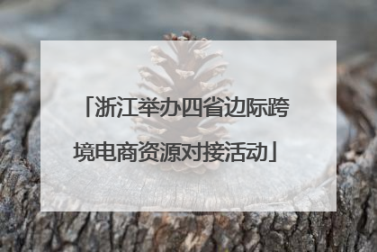 浙江举办四省边际跨境电商资源对接活动
