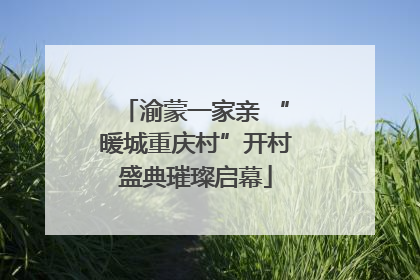 渝蒙一家亲 “暖城重庆村”开村盛典璀璨启幕