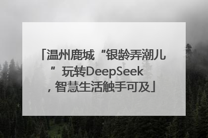 温州鹿城“银龄弄潮儿”玩转DeepSeek，智慧生活触手可及