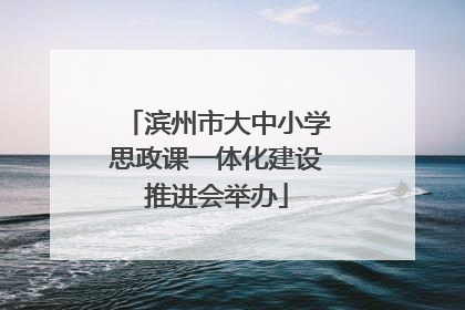 滨州市大中小学思政课一体化建设推进会举办
