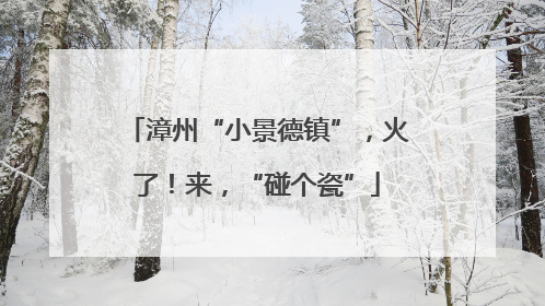 漳州“小景德镇”，火了！来，“碰个瓷”