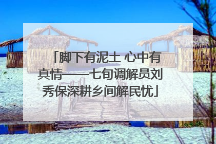 脚下有泥土 心中有真情——七旬调解员刘秀保深耕乡间解民忧