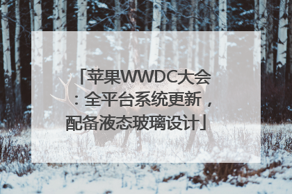 苹果WWDC大会：全平台系统更新，配备液态玻璃设计