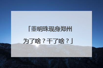 董明珠现身郑州 为了啥？干了啥？