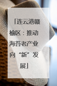 连云港赣榆区：推动海苔老产业向“新”发展